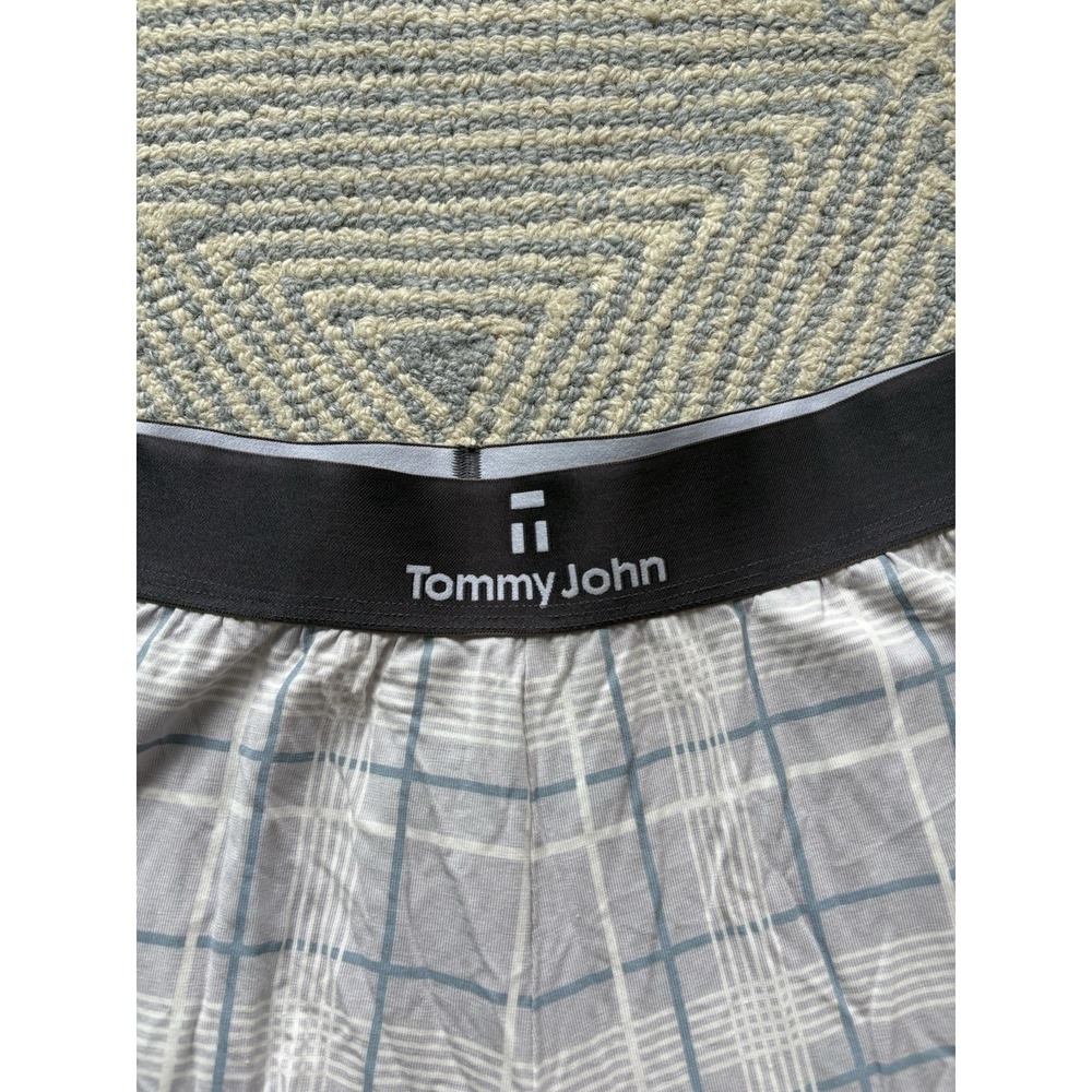 Women's Tommy John Second Skin Micro Modal Spandex Pants - Gray/Blue/White - Med